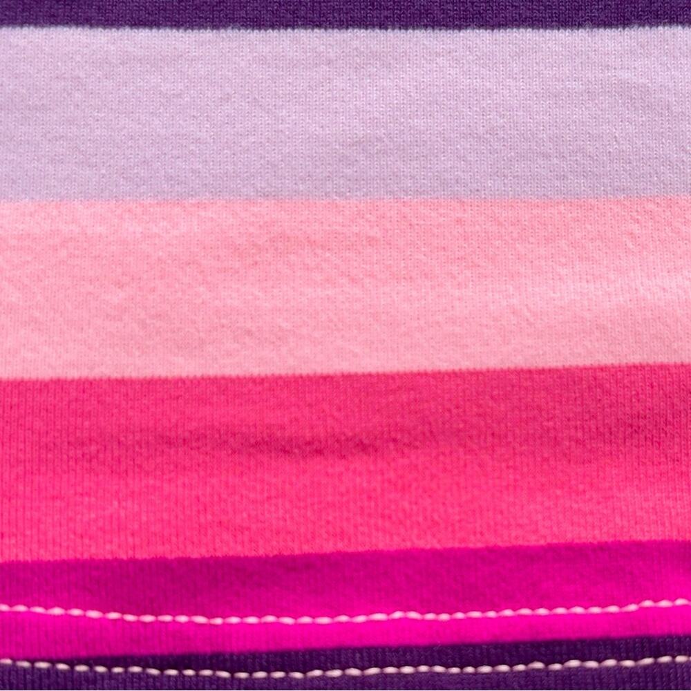 Lululemon Athletica Cool Racerback Tank Stripe Bleached Coral Pink Purple Black - Picture 11 of 16